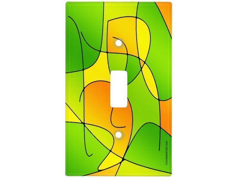 Light Switch Covers-ABSTRACT CURVES #1 Single, Double &amp; Triple-Toggle Light Switch Covers-from COLORADDICTED.COM-