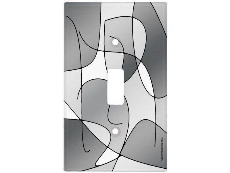 Light Switch Covers-ABSTRACT CURVES #1 Single, Double &amp; Triple-Toggle Light Switch Covers-from COLORADDICTED.COM-