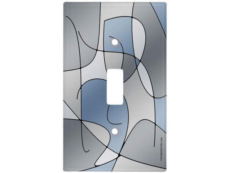 Light Switch Covers-ABSTRACT CURVES #1 Single, Double &amp; Triple-Toggle Light Switch Covers-from COLORADDICTED.COM-