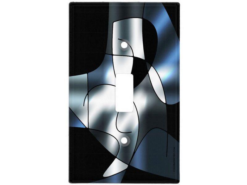 Light Switch Covers-ABSTRACT CURVES #1 Single, Double &amp; Triple-Toggle Light Switch Covers-from COLORADDICTED.COM-