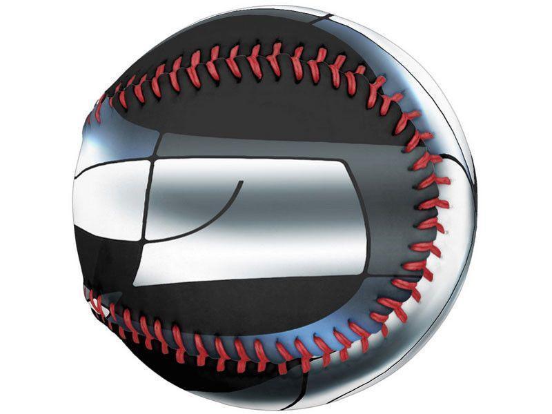 Softballs-ABSTRACT CURVES #1 Softballs-Black &amp; Grays &amp; White-from COLORADDICTED.COM-