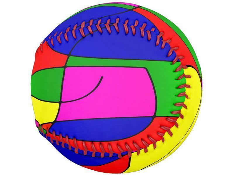 Softballs-ABSTRACT CURVES #1 Softballs-Multicolor Bright-from COLORADDICTED.COM-