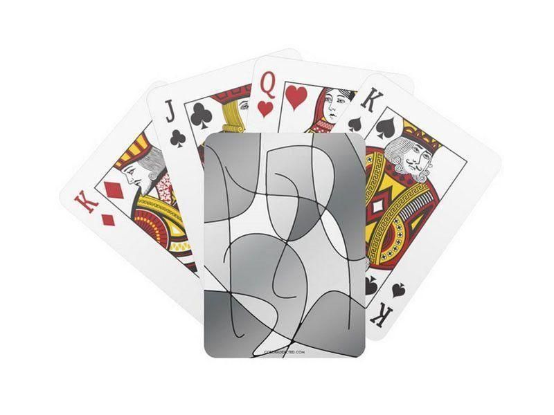 Playing Cards-ABSTRACT CURVES #1 Standard Playing Cards-from COLORADDICTED.COM-