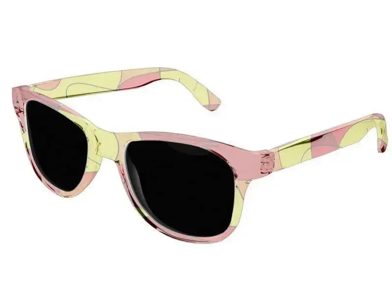 Wayfarer Sunglasses-ABSTRACT CURVES #1 Wayfarer Sunglasses (transparent background)-from COLORADDICTED.COM-
