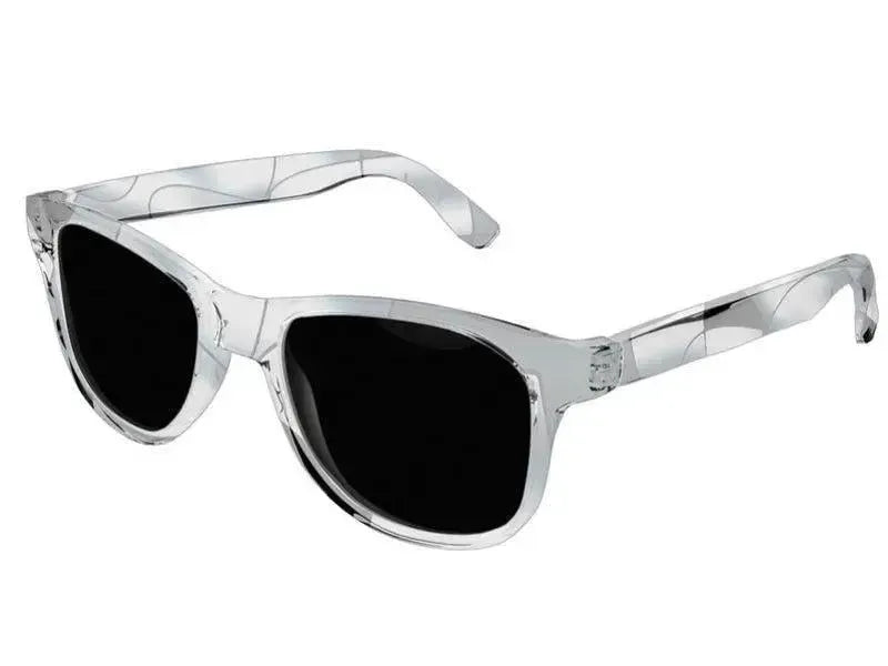 Wayfarer Sunglasses-ABSTRACT CURVES #1 Wayfarer Sunglasses (transparent background)-from COLORADDICTED.COM-