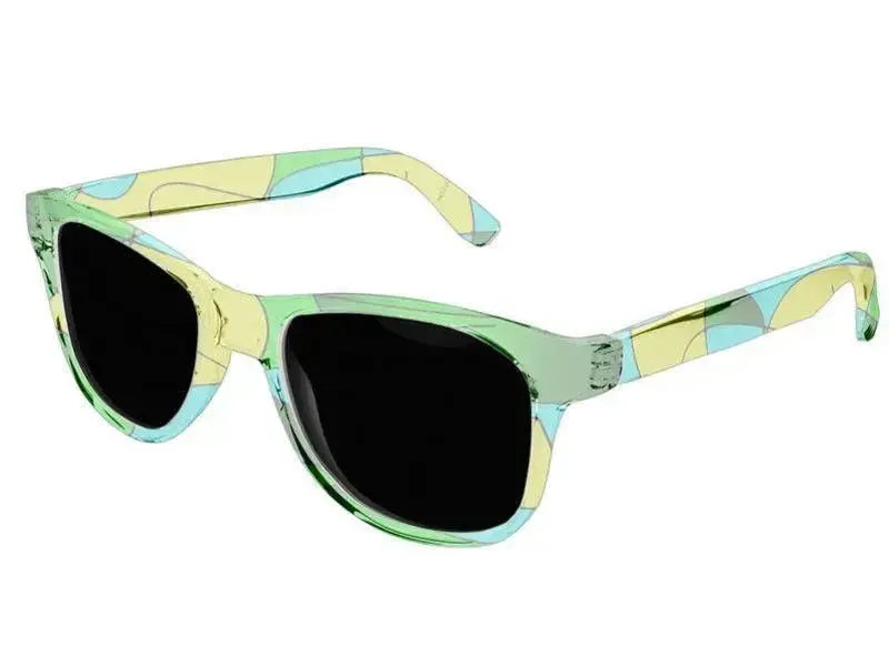 Wayfarer Sunglasses-ABSTRACT CURVES #1 Wayfarer Sunglasses (transparent background)-from COLORADDICTED.COM-