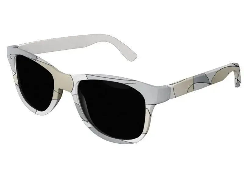 Wayfarer Sunglasses-ABSTRACT CURVES #1 Wayfarer Sunglasses (white background)-from COLORADDICTED.COM-