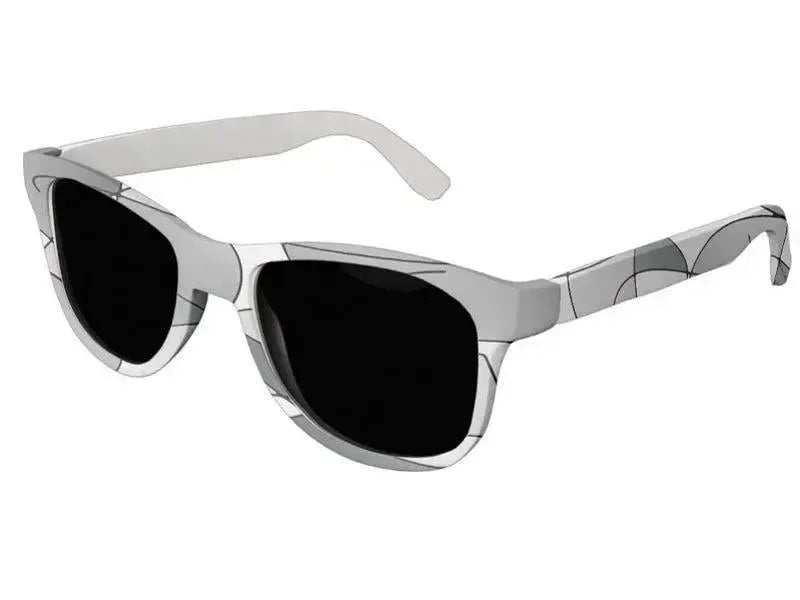 Wayfarer Sunglasses-ABSTRACT CURVES #1 Wayfarer Sunglasses (white background)-from COLORADDICTED.COM-