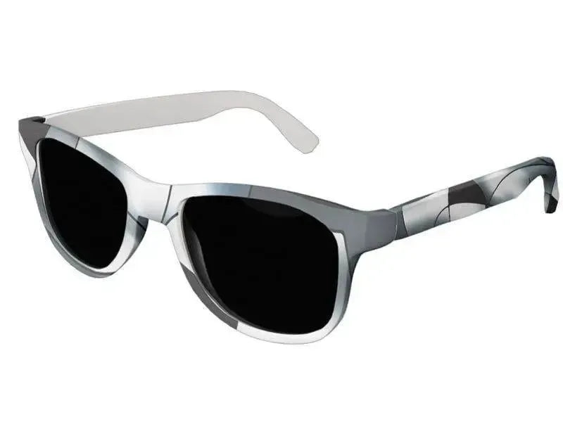 Wayfarer Sunglasses-ABSTRACT CURVES #1 Wayfarer Sunglasses (white background)-from COLORADDICTED.COM-