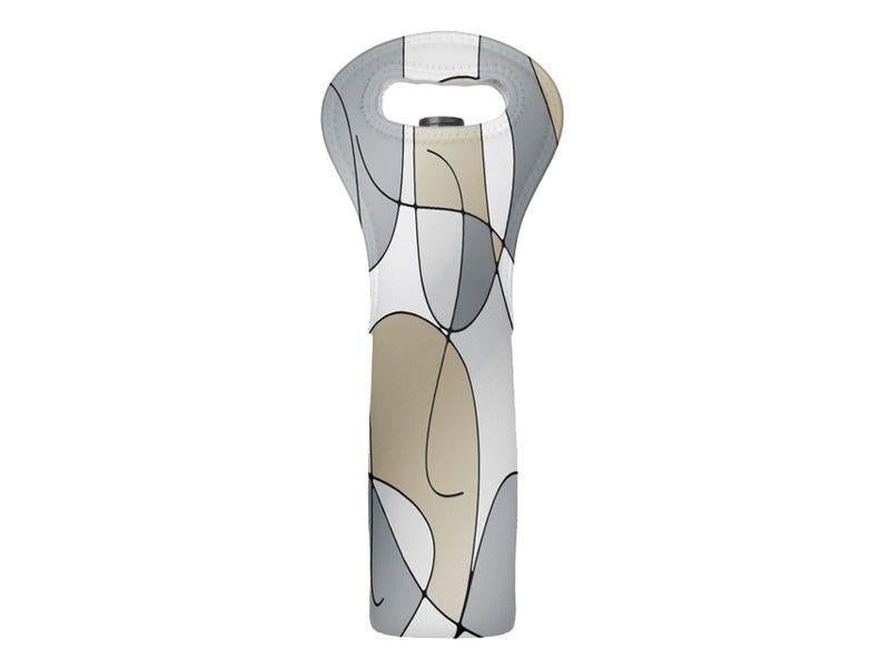 Wine Totes-ABSTRACT CURVES #1 Wine Totes-from COLORADDICTED.COM-