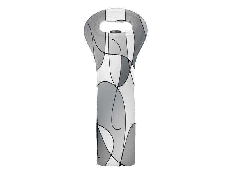 Wine Totes-ABSTRACT CURVES #1 Wine Totes-from COLORADDICTED.COM-