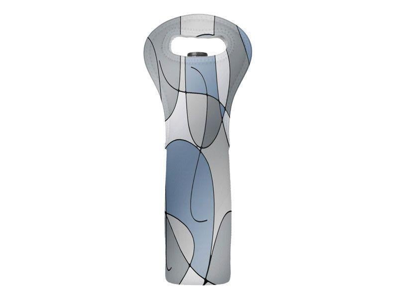 Wine Totes-ABSTRACT CURVES #1 Wine Totes-from COLORADDICTED.COM-
