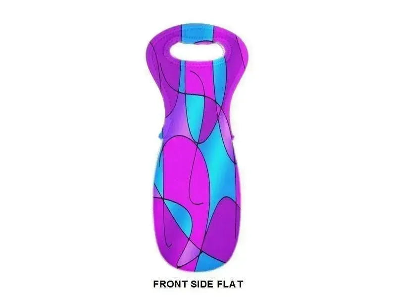 Wine Totes-ABSTRACT CURVES #1 Wine Totes-from COLORADDICTED.COM-