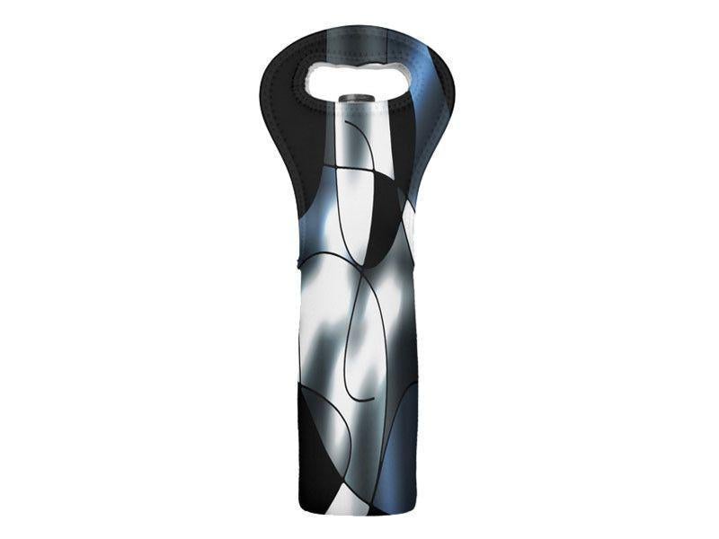 Wine Totes-ABSTRACT CURVES #1 Wine Totes-from COLORADDICTED.COM-