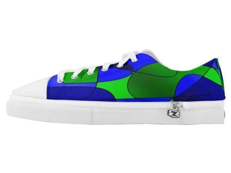 ZipZ Low-Top Sneakers-ABSTRACT CURVES #1 ZipZ Low-Top Sneakers-from COLORADDICTED.COM-