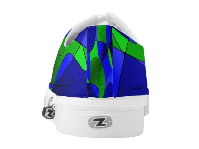 ZipZ Low-Top Sneakers-ABSTRACT CURVES #1 ZipZ Low-Top Sneakers-from COLORADDICTED.COM-