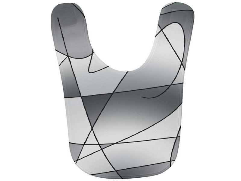 Baby Bibs-ABSTRACT CURVES #2 Baby Bibs-Grays-from COLORADDICTED.COM-