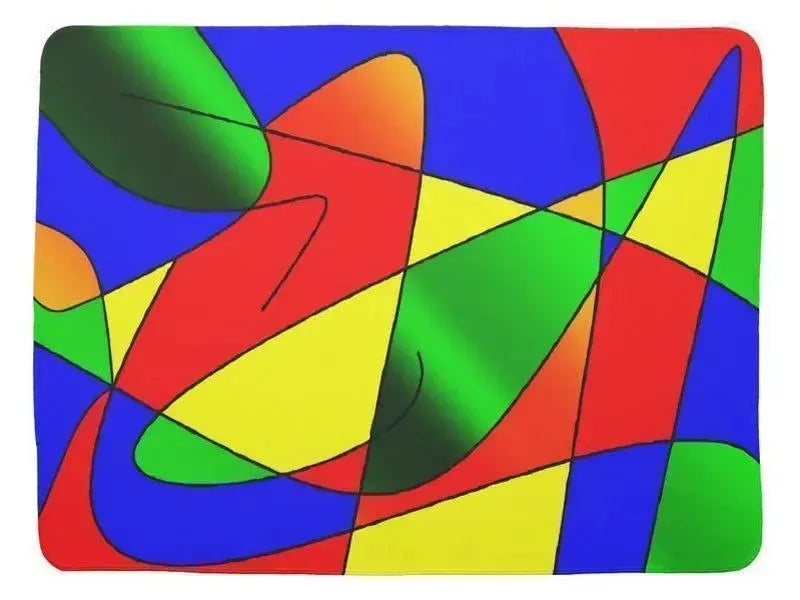 Baby Blankets-ABSTRACT CURVES #2 Baby Blankets-from COLORADDICTED.COM-