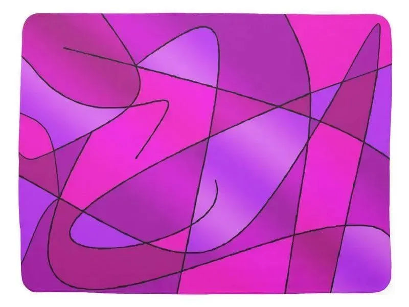 Baby Blankets-ABSTRACT CURVES #2 Baby Blankets-from COLORADDICTED.COM-
