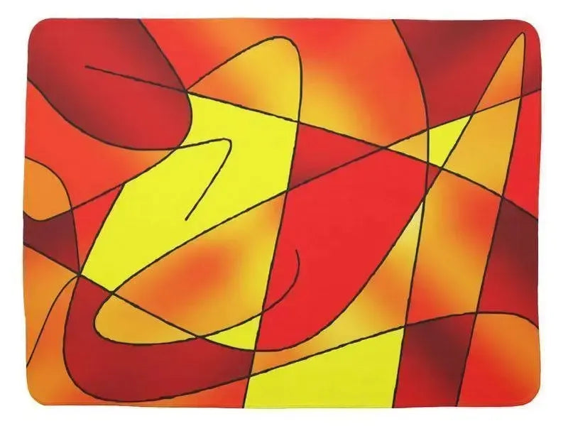 Baby Blankets-ABSTRACT CURVES #2 Baby Blankets-from COLORADDICTED.COM-