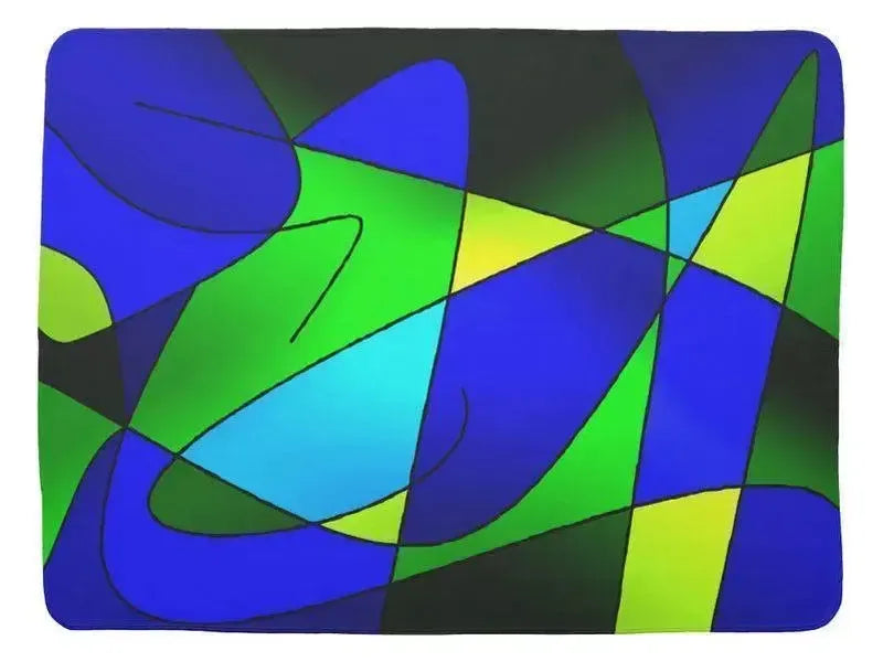 Baby Blankets-ABSTRACT CURVES #2 Baby Blankets-from COLORADDICTED.COM-