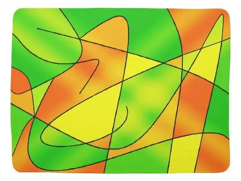 Baby Blankets-ABSTRACT CURVES #2 Baby Blankets-from COLORADDICTED.COM-