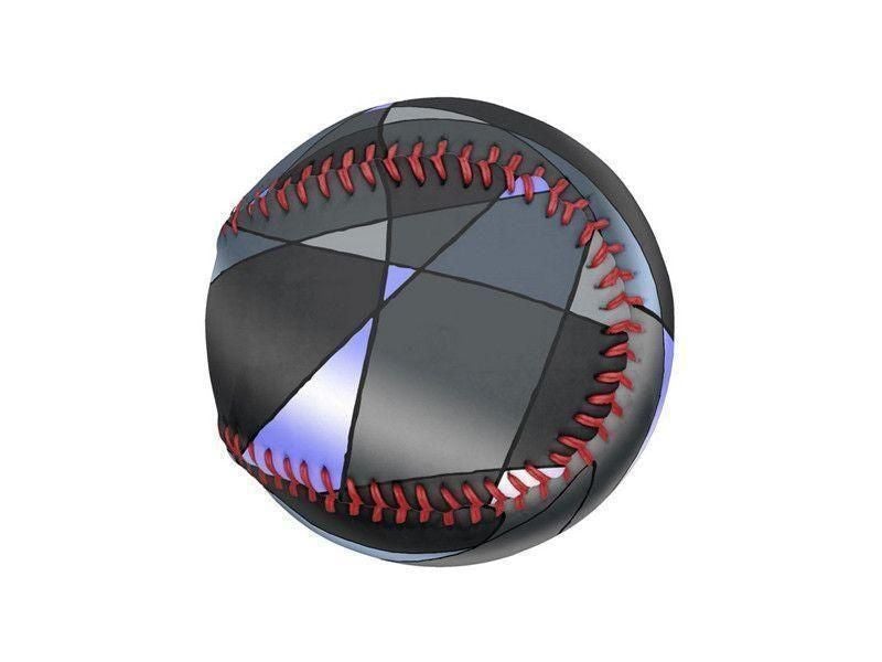 Baseballs-ABSTRACT CURVES #2 Baseballs-Grays &amp; Light Blues-from COLORADDICTED.COM-