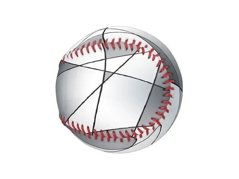 Baseballs-ABSTRACT CURVES #2 Baseballs-Grays-from COLORADDICTED.COM-