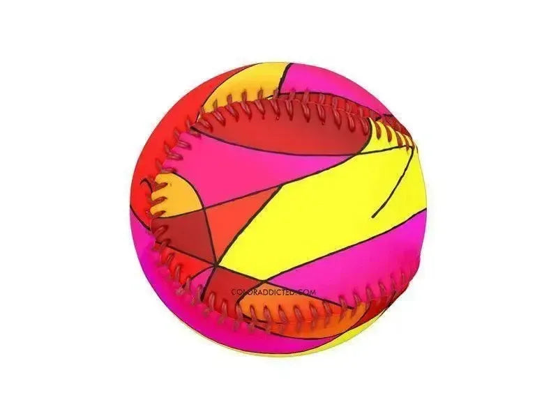 Baseballs-ABSTRACT CURVES #2 Baseballs-from COLORADDICTED.COM-