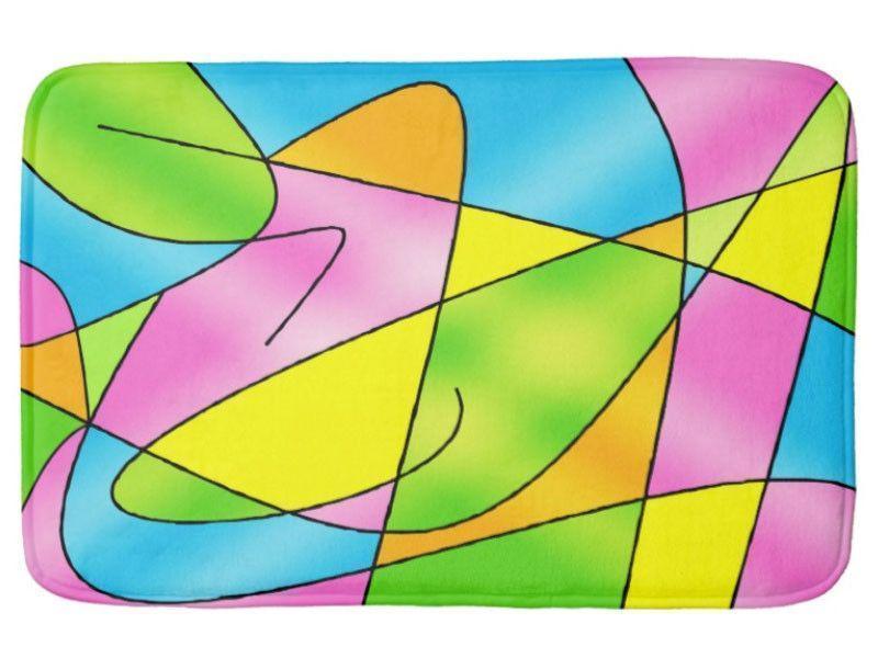 Bath Mats-ABSTRACT CURVES #2 Bath Mats-from COLORADDICTED.COM-