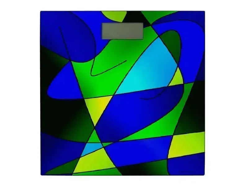 Bathroom Scales-ABSTRACT CURVES #2 Bathroom Scales-from COLORADDICTED.COM-