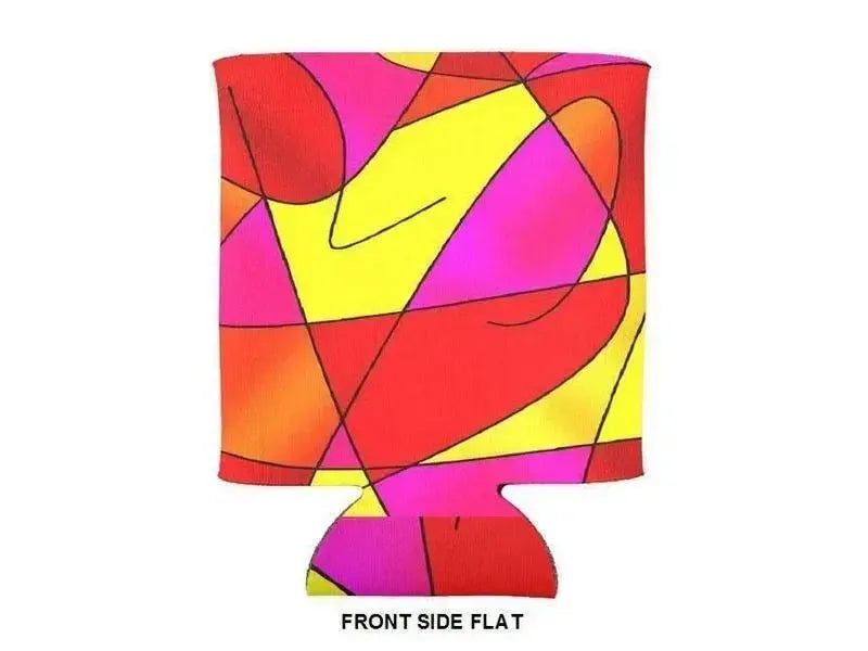Can Cooler Sleeves – Can Koozies-ABSTRACT CURVES #2 Bottle & Can Cooler Sleeves – Bottle & Can Koozies-from COLORADDICTED.COM-