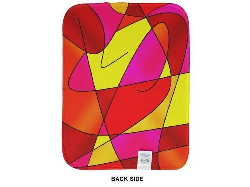 Burp Cloths-ABSTRACT CURVES #2 Burp Cloths-from COLORADDICTED.COM-