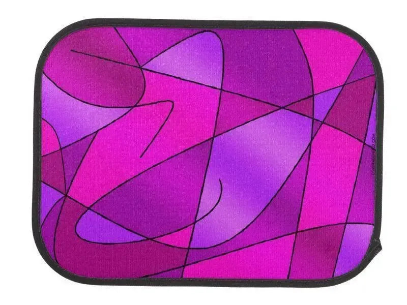 Car Mats-ABSTRACT CURVES #2 Car Mats Sets-from COLORADDICTED.COM-