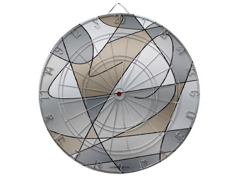 Dartboards-ABSTRACT CURVES #2 Dartboards (includes 6 Darts)-from COLORADDICTED.COM-