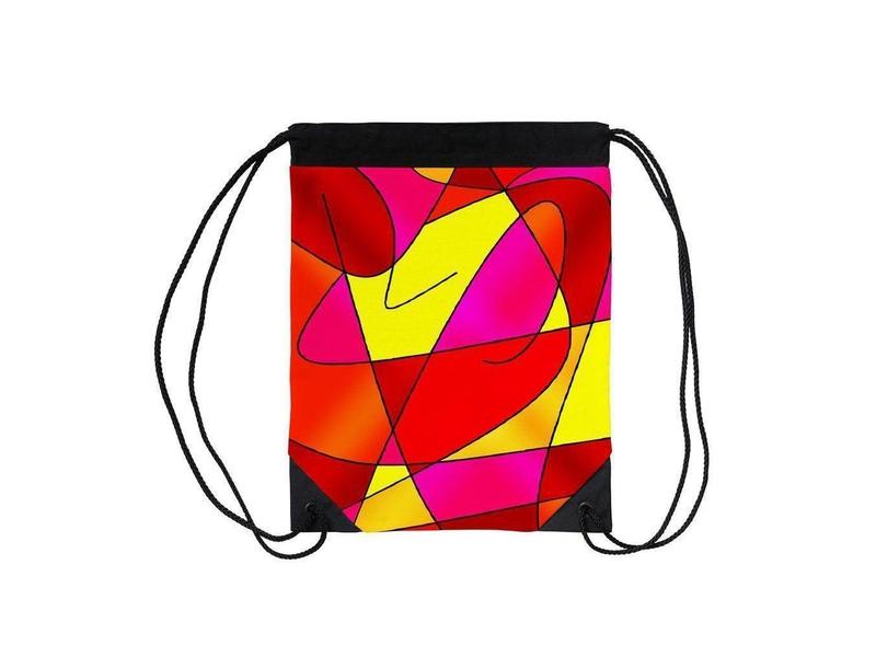 Drawstring Bags-ABSTRACT CURVES #2 Drawstring Bags-from COLORADDICTED.COM-