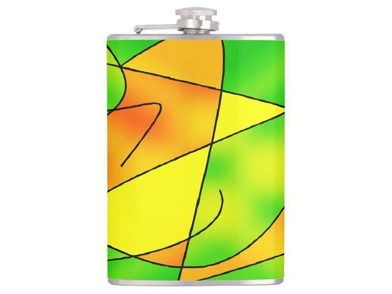 Hip Flasks-ABSTRACT CURVES #2 Hip Flasks-from COLORADDICTED.COM-