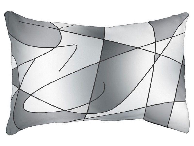 Dog Beds-ABSTRACT CURVES #2 Indoor/Outdoor Dog Beds-Grays-from COLORADDICTED.COM-