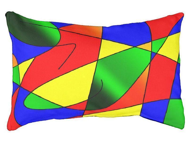 Dog Beds-ABSTRACT CURVES #2 Indoor/Outdoor Dog Beds-Multicolor Bright-from COLORADDICTED.COM-