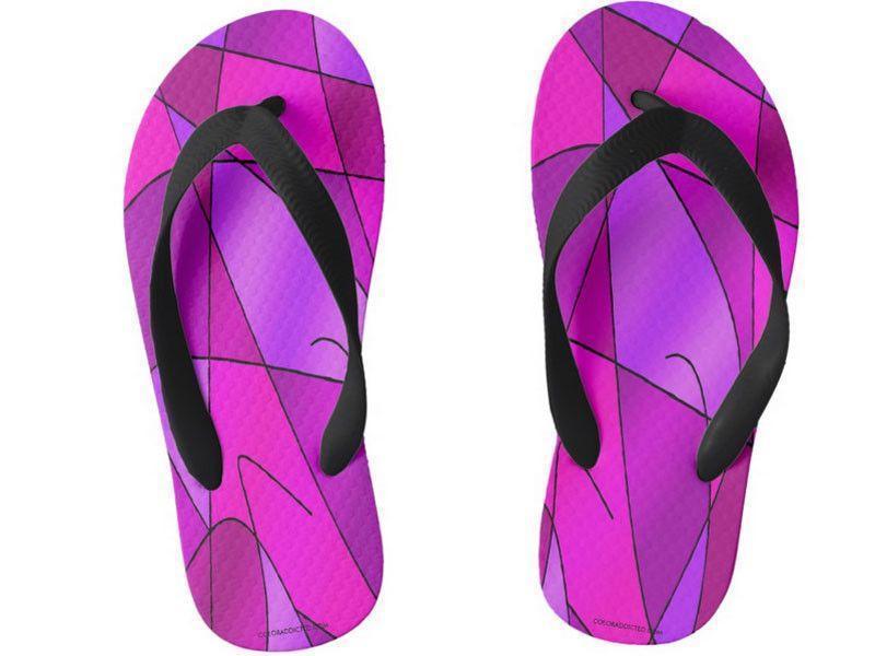 Kids Flip Flops-ABSTRACT CURVES #2 Kids Flip Flops-from COLORADDICTED.COM-