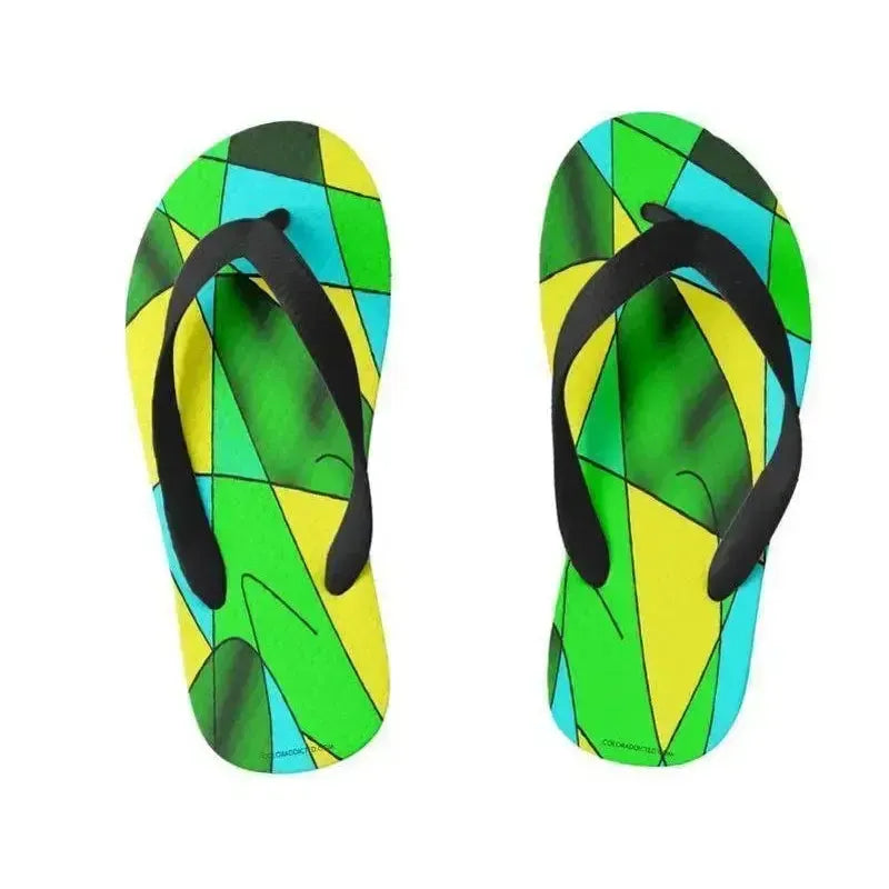 Kids Flip Flops-ABSTRACT CURVES #2 Kids Flip Flops-from COLORADDICTED.COM-
