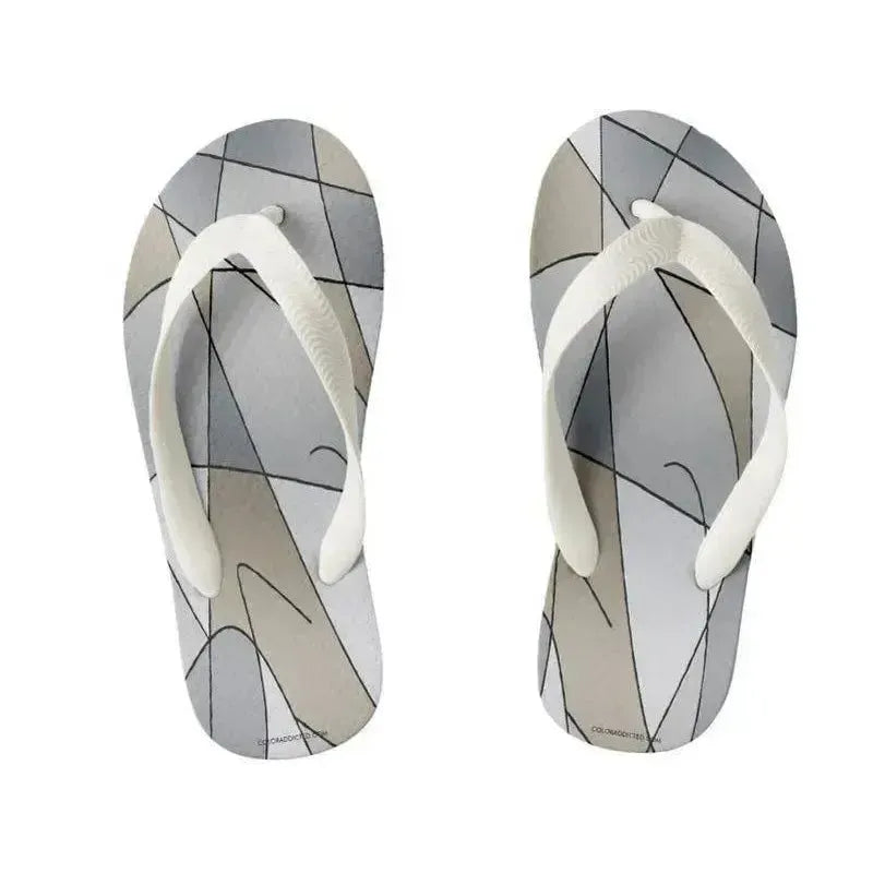 Kids Flip Flops-ABSTRACT CURVES #2 Kids Flip Flops-from COLORADDICTED.COM-