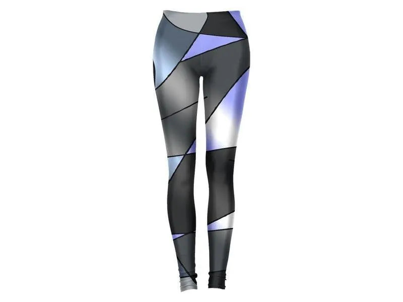 Leggings-ABSTRACT CURVES #2 Leggings-Grays & Light Blues-from COLORADDICTED.COM-