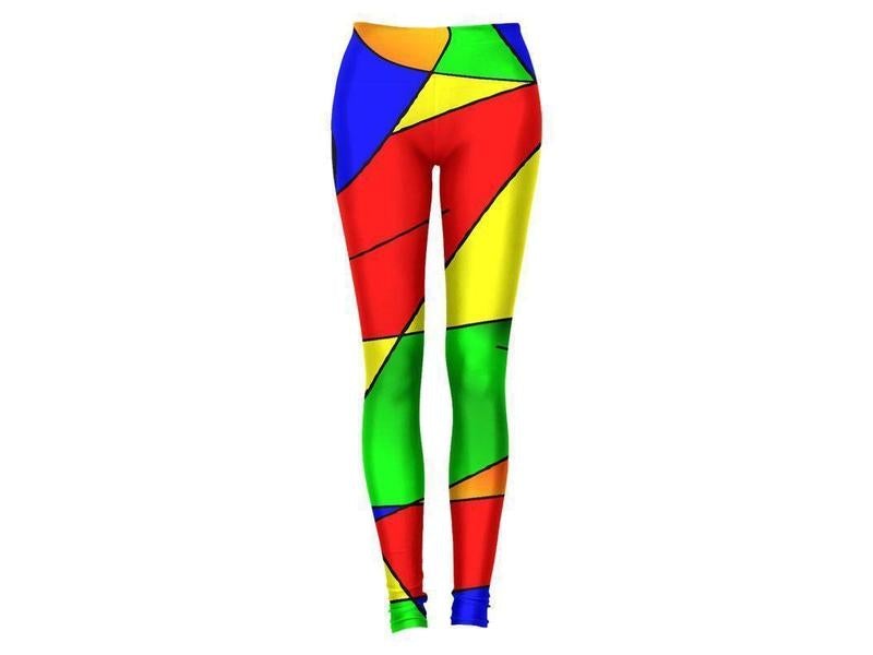 Leggings-ABSTRACT CURVES #2 Leggings-Multicolor Bright-from COLORADDICTED.COM-