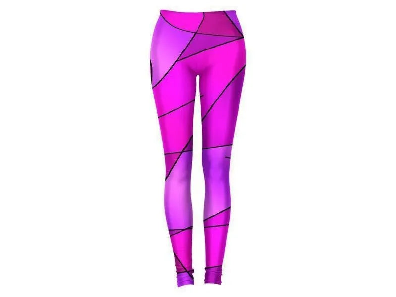 Leggings-ABSTRACT CURVES #2 Leggings-Purples & Violets & Fuchsias & Magentas-from COLORADDICTED.COM-