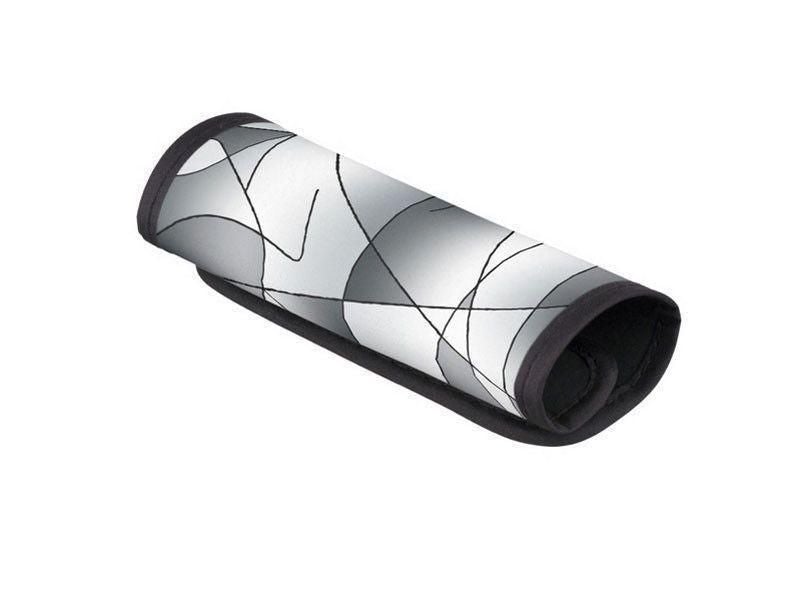 Luggage Handle Wraps-ABSTRACT CURVES #2 Luggage Handle Wraps-Grays-from COLORADDICTED.COM-