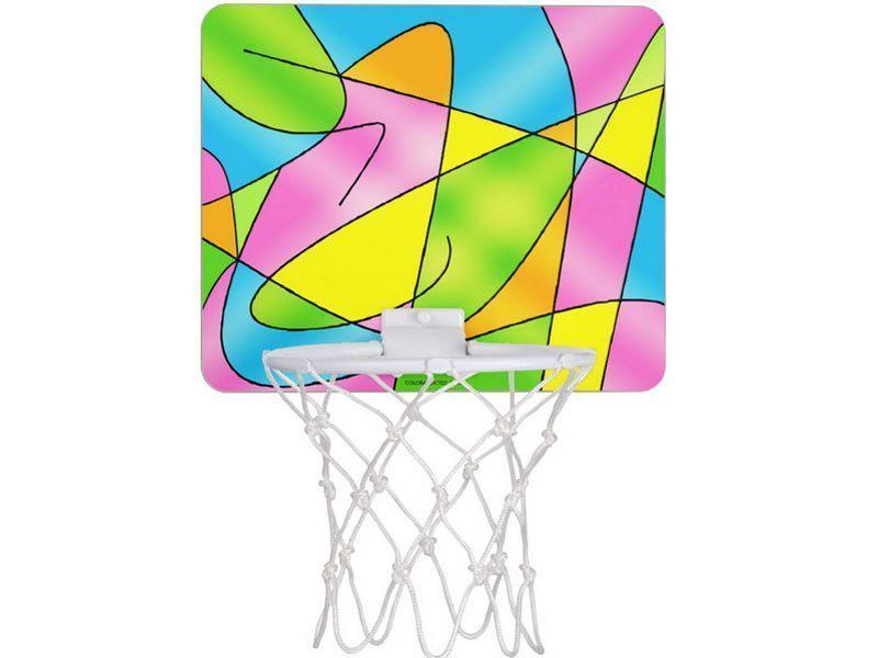 Mini Basketball Hoops-ABSTRACT CURVES #2 Mini Basketball Hoops-Multicolor Light-from COLORADDICTED.COM-