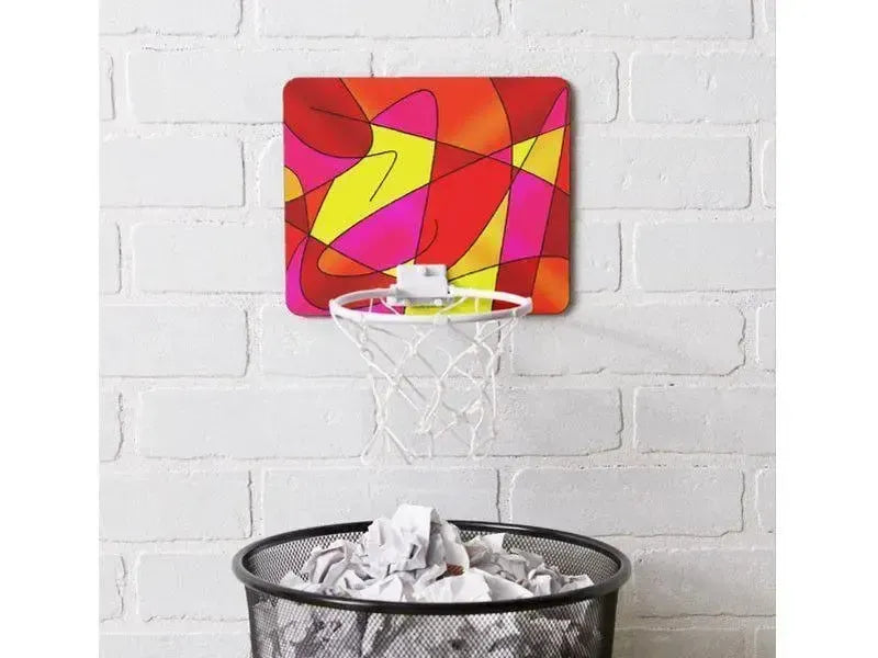 Mini Basketball Hoops-ABSTRACT CURVES #2 Mini Basketball Hoops-from COLORADDICTED.COM-