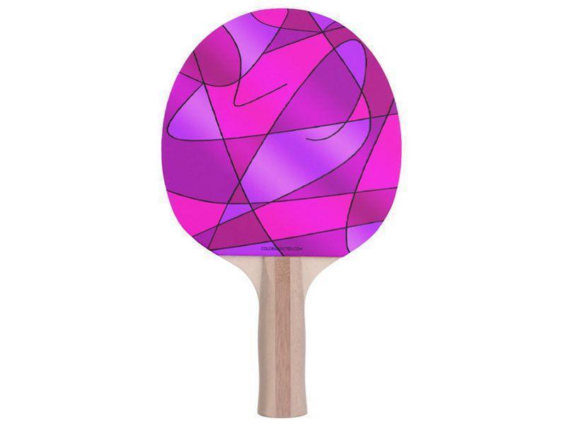 Ping Pong Paddles-ABSTRACT CURVES #2 Ping Pong Paddles-from COLORADDICTED.COM-