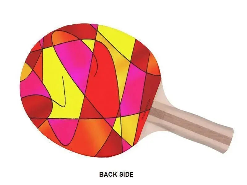 Ping Pong Paddles-ABSTRACT CURVES #2 Ping Pong Paddles-from COLORADDICTED.COM-
